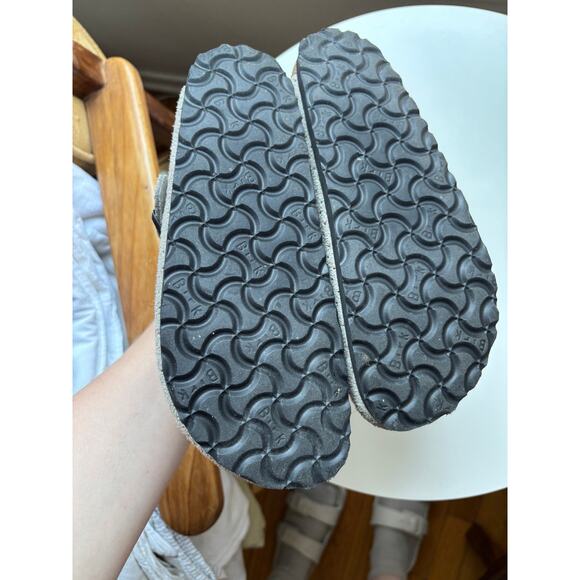 Birkenstock Boston Suede Embossed Dotted Stone Coin - Picture 5 of 6